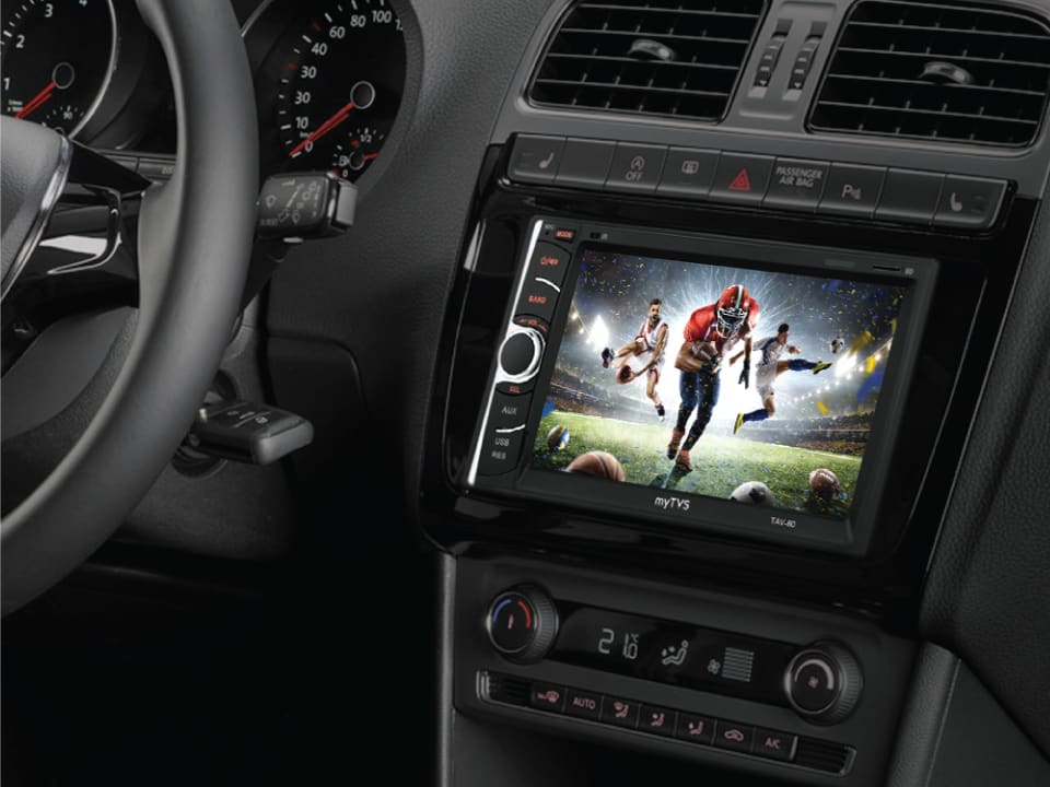 Immersive audiovideo experience with myTVS TAV80 Touch Screen Car